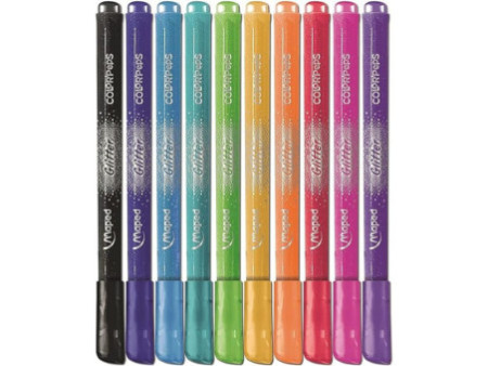 Maped Feutre pailleté COLOR'PEPS, étui carton de 10