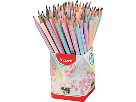 Maped Crayon BLACK'PEPS PASTEL, dureté : HB, pot de 72