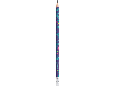 Maped Crayon de papier PIXEL PARTY, avec gomme, blister de 6