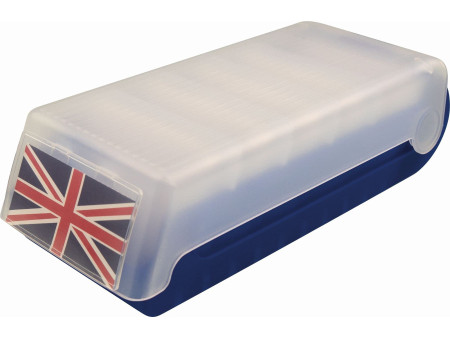 helit Boîte à fiches éducatives 'the beebox' A8, bleu