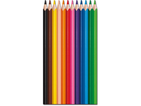 Maped Crayon de couleur COLOR'PEPS STRONG, étui carton de 12