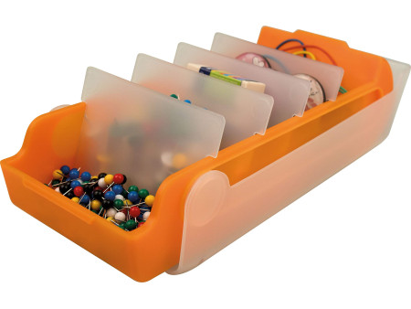 helit Boîte à fiches éducatives 'the beebox' A8, orange