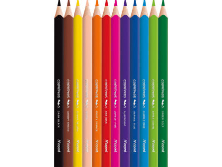 Maped Crayon de couleur triangulaire JUMBO COLOR'PEPS STRONG