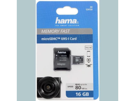 hama Carte mémoire Micro SecureDigital DHC, classe 10, 16 GB
