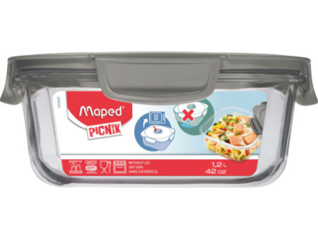 Maped PICNIK Boîte de conservation CONCEPT, 1,2 l, gris
