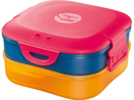 Maped PICNIK Boîte à déjeuner KIDS CONCEPT 3en1, 1,4 l, rose