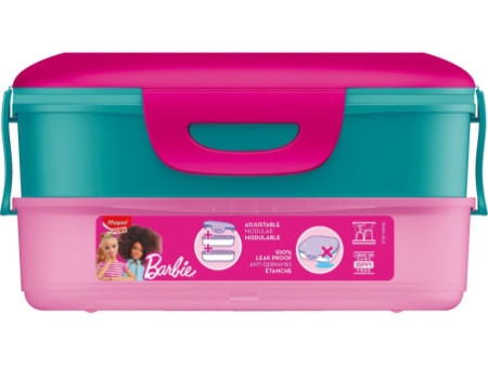 Maped Boîte à déjeuner KIDS CONCEPT Barbie 3-en-1, 1,4 l