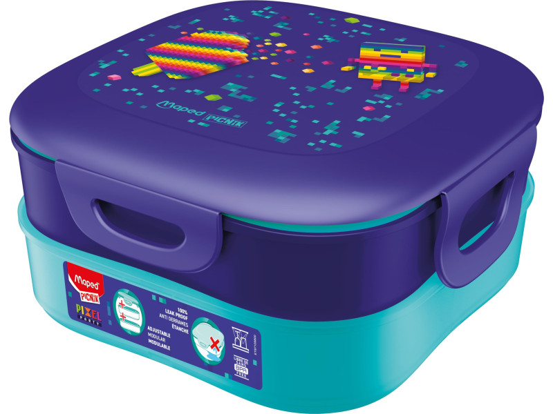 Maped Boîte à déjeuner KIDS CONCEPT PIXEL PARTY, 1,4 l