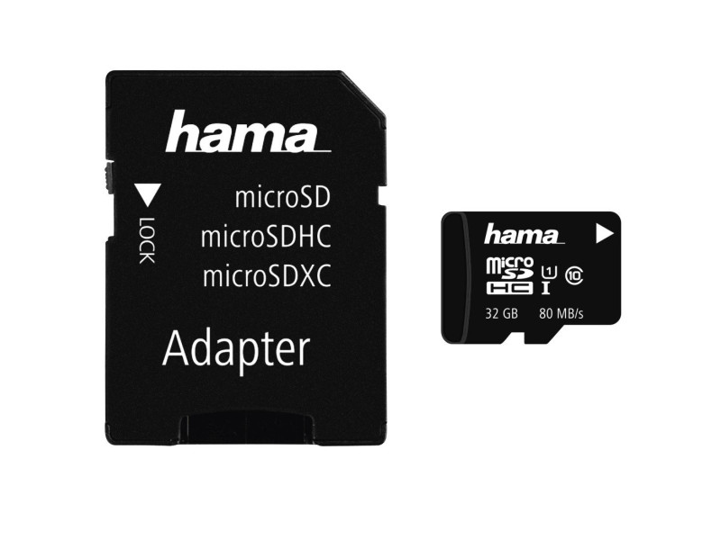 hama Carte mémoire Micro SecureDigital DHC, classe 10, 32 GB