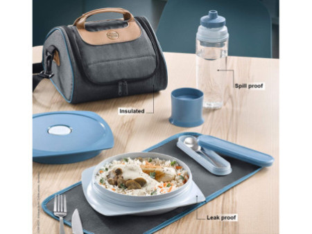 Maped PICNIK Sac à déjeuner CONCEPT avec set de table, bleu