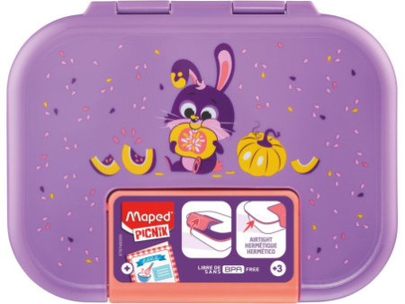 Maped PICNIK Boîte repas MINIZ Lapin, 0,9 litre