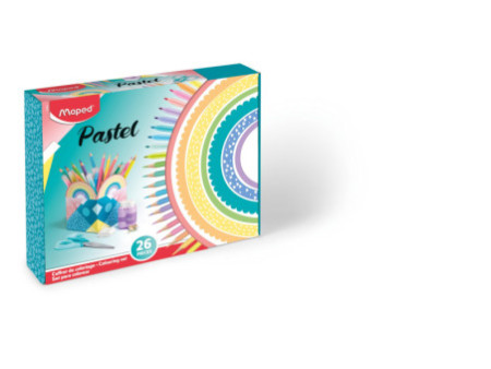 Maped Kit de dessin Pastel KIDS, 26 pièces, boîte cadeau