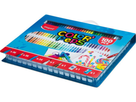 Maped Kit de coloriage COLOR'PEPS, 100 pièces