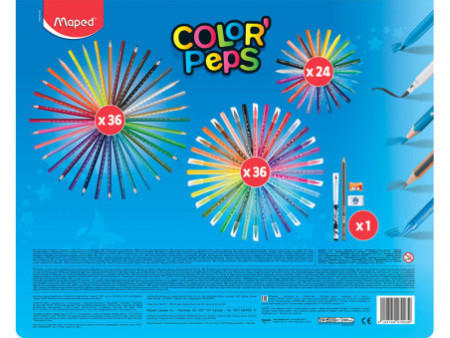 Maped Kit de coloriage COLOR'PEPS, 100 pièces