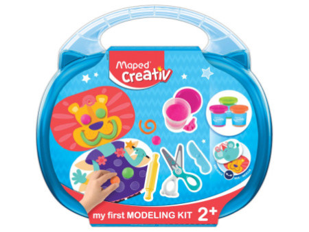 Maped my first Kit de pâte à modeler, 9 pièces, valisette