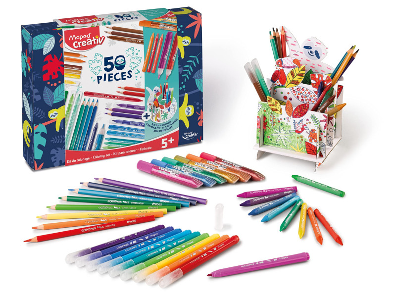 Maped Creativ Kit de coloriage COLOURING KIT, 50 pièces