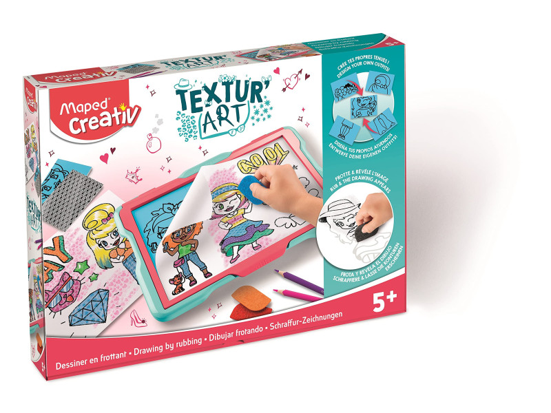 Maped Creativ Plateau de dessin TEXTUR'ART FASHION