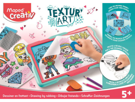 Maped Creativ Plateau de dessin TEXTUR'ART FASHION