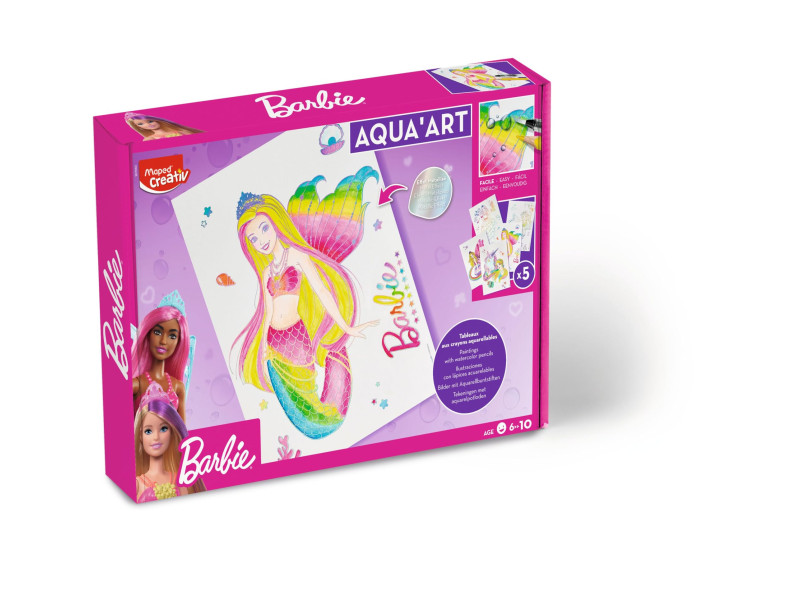 Maped Creativ Kit aquarelle AQUA ART Barbie (Dreamtopia)