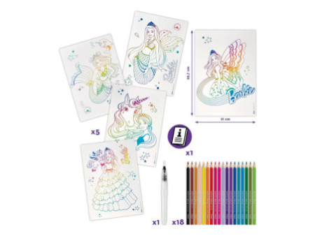 Maped Creativ Kit aquarelle AQUA ART Barbie (Dreamtopia)