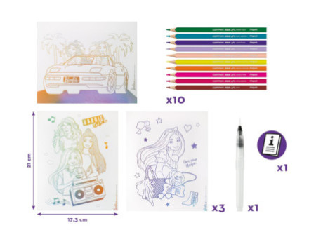 Maped Creativ Kit aquarelle AQUA ART Barbie