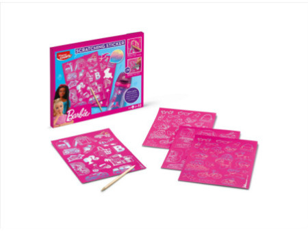 Maped Creativ Sticker à gratter SCRATCHING STICKER Barbie