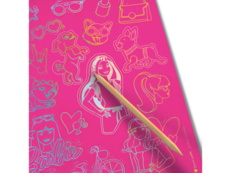 Maped Creativ Sticker à gratter SCRATCHING STICKER Barbie