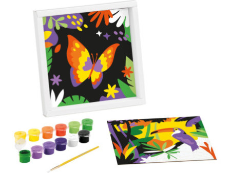 Maped Creativ Coffret de peinture au numéro Toucan/Papillon
