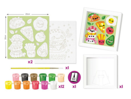 Maped Creativ Coffret de peinture au numéro Motif salé