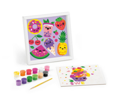 Maped Creativ Coffret de peinture au numéro Motif sucré