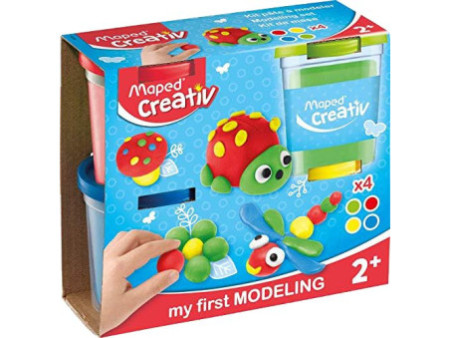 Maped Creativ Pâte à modeler, 4 couleurs standard, 456 g