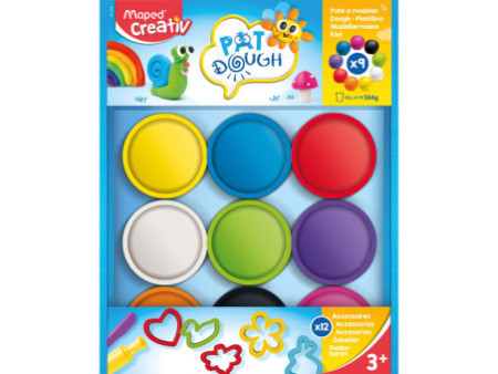 Maped Creativ Pâte à modeler avec accessoires, 21 pièces