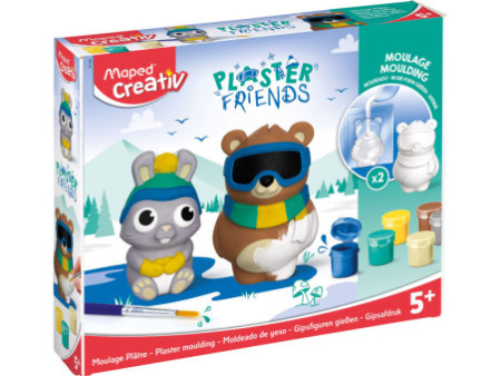 Maped Creativ Kit de moulage PLASTER FRIENDS 'WINTER'