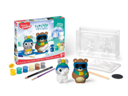 Maped Creativ Kit de moulage PLASTER FRIENDS 'WINTER'