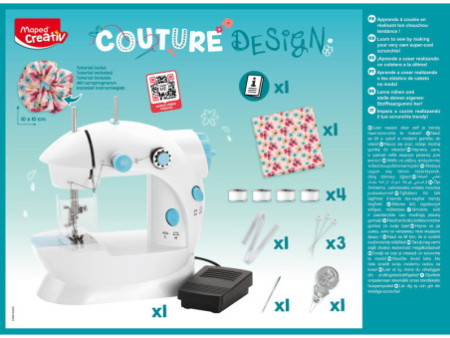 Maped Creativ Machine à coudre COUTURE DESIGN, & accessoires