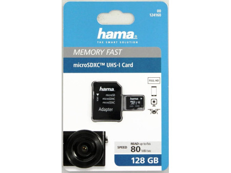 hama Carte mémoire Micro SecureDigital DHC, cl. 10, 128 GB