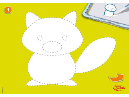 Maped Creativ Kit de dessin voyage TRAVEL BOARD, 19 pièces