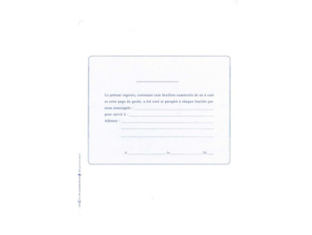 ELVE Classeur 'Livre journal', 4 anneaux, en PVC noir