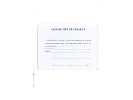 ELVE Classeur 'Assemblée générale', 4 anneaux, en PVC noir