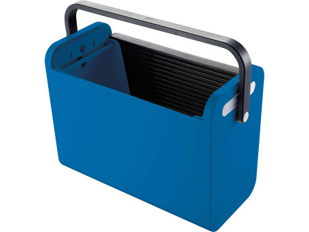 helit Boîte pour dossiers suspendus 'the mobil box', bleu