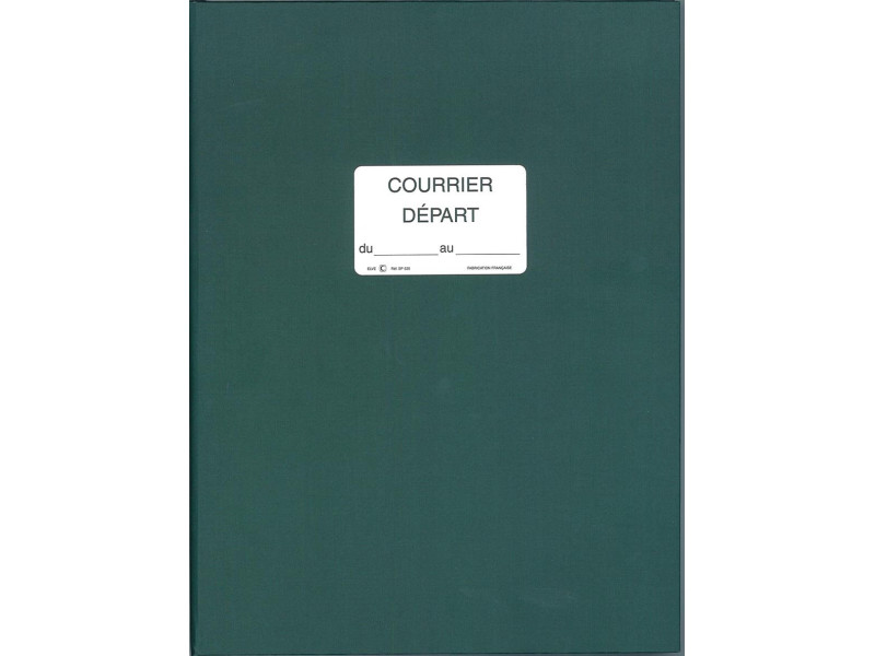 ELVE Registre 'Courrier départ', 150 pages, 320 x 240 mm