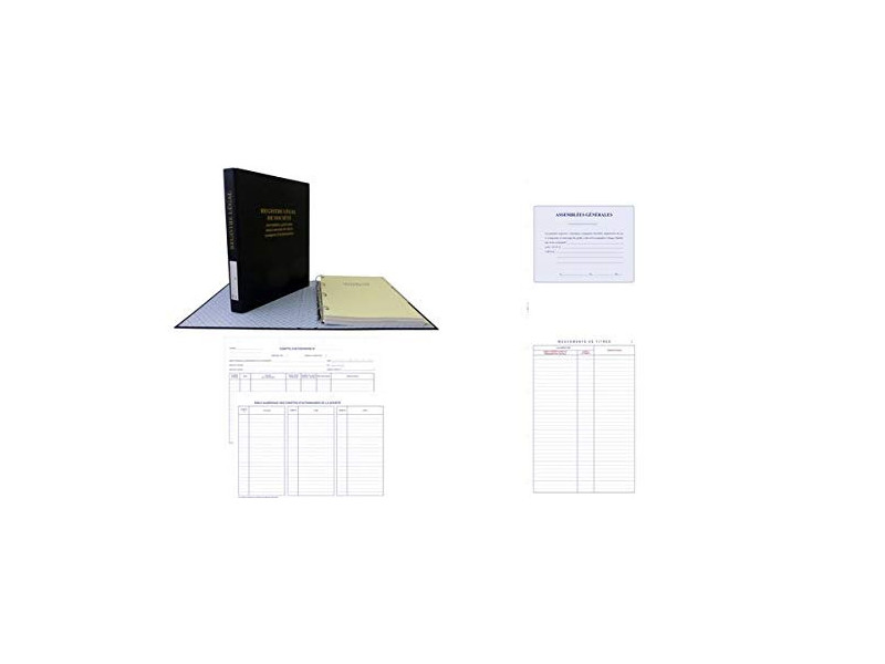 ELVE Recharge pour reliure D77, 297 x 210 mm, papier blanc