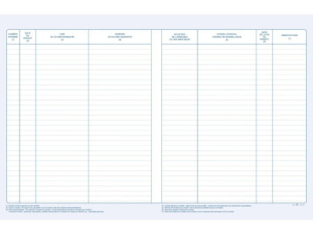ELVE Registre des mandats de gestion immobilière, 200 pages