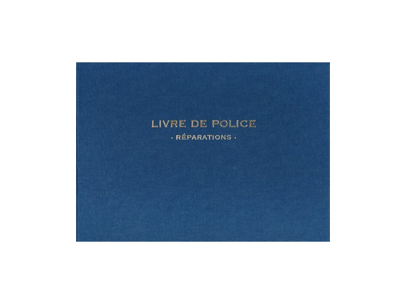 ELVE Registre de police 'Réparations', 200 pages, 210 x 300