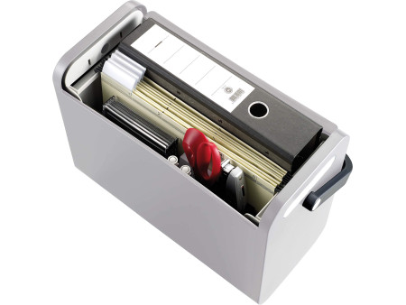 helit Boîte pour dossiers suspendus 'the mobil box', gris