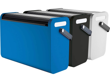 helit Boîte pour dossiers suspendus 'the mobil box', gris
