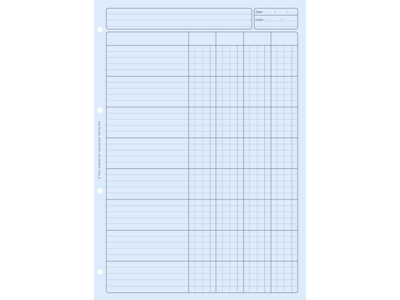 ELVE Bloc audit 'Contrôle interne', 80 pages, bleu
