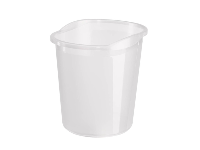 helit Corbeille à papier 'the joy', PP, 13 litres, blanc