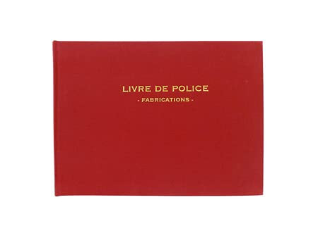 ELVE Registre 'Livre de police pour bijoutiers', 200 pages