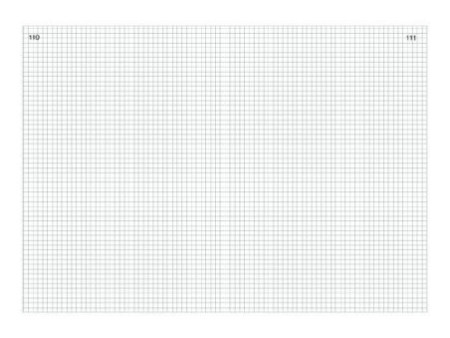 ELVE Corrigé Marbré Annonay, quadrillé 5x5, 360 x 230 mm